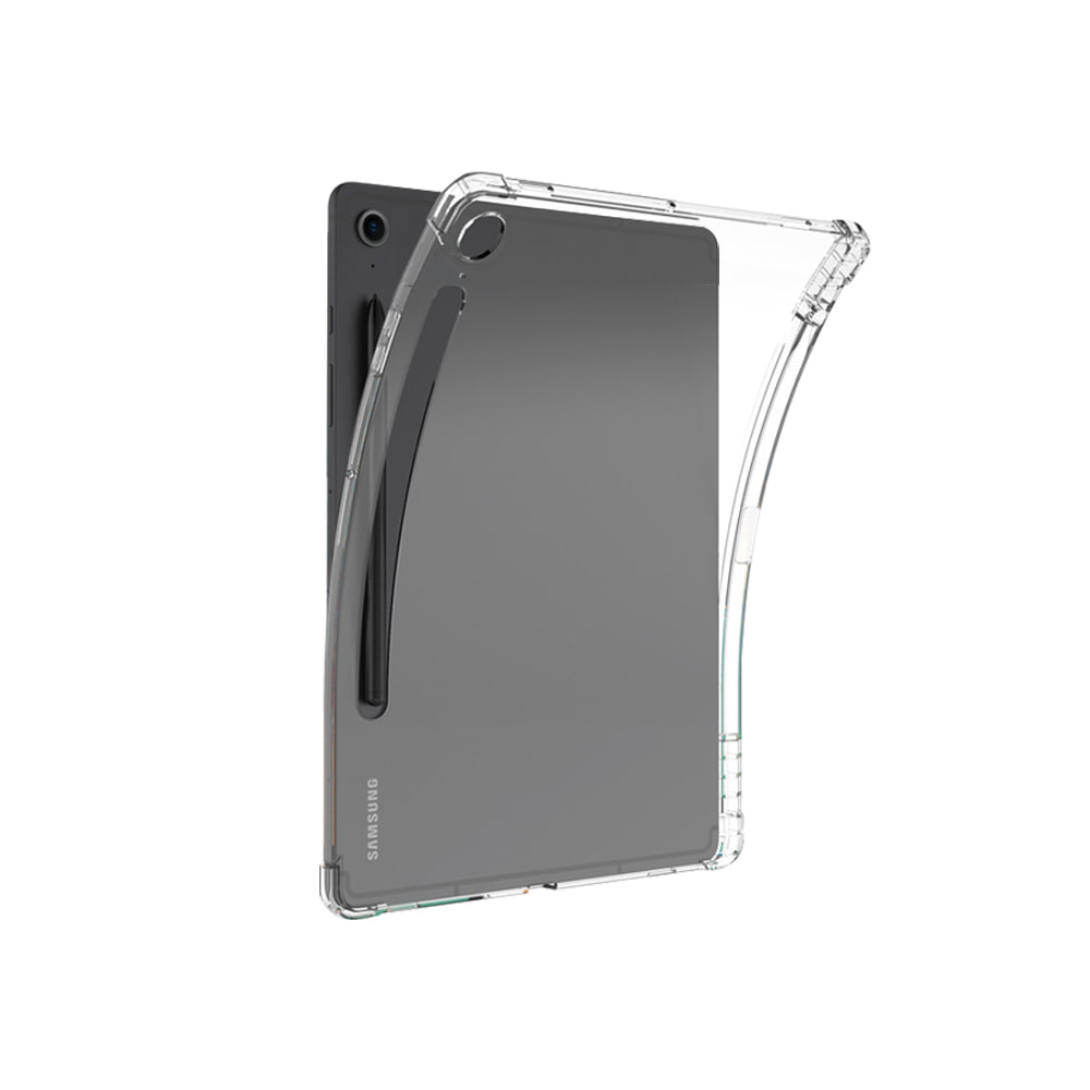 갤럭시탭 S9 FE 플러스 케이스 S펜수납 투명 젤리